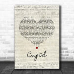 112 Cupid Script Heart Song Lyric Music Art Print - Ecom Groot