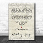 Elvis Presley Hawaiian Wedding Song Script Heart Song Lyric Quote Print - Ecom Groot