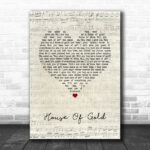 Twenty One Pilots House Of Gold Script Heart Song Lyric Wall Art Print - Ecom Groot