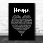 Blue October Home Black Heart Song Lyric Music Poster Print - Ecom Groot