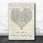 Deacon Blue When Will You (Make My Telephone Ring) Script Heart Song Lyric Print - Ecom Groot