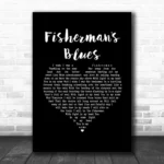 The Waterboys Fisherman's Blues Black Heart Song Lyric Music Art Print - Ecom Groot