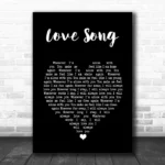 311 Love Song Black Heart Song Lyric Wall Art Print - Ecom Groot