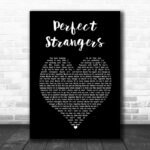 Jonas Blue Perfect Strangers Black Heart Song Lyric Print - Ecom Groot