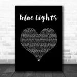 Jorja Smith Blue Lights Black Heart Song Lyric Music Art Print - Ecom Groot