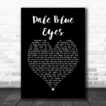 Velvet Underground Pale Blue Eyes Black Heart Song Lyric Art Print - Ecom Groot