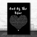 Mike + The Mechanics Out Of The Blue Black Heart Song Lyric Art Print - Ecom Groot