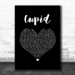 112 Cupid Black Heart Song Lyric Music Art Print - Ecom Groot