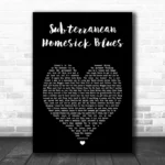 Bob Dylan Subterranean Homesick Blues Black Heart Song Lyric Music Art Print - Ecom Groot