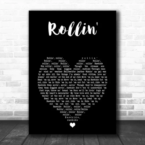 The Blues Brothers Rollin' Black Heart Song Lyric Music Art Print - Ecom Groot