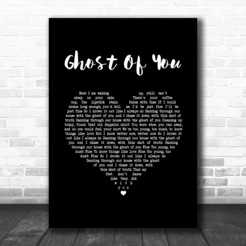 5 Seconds Of Summer Ghost Of You Black Heart Song Lyric Art Print - Ecom Groot