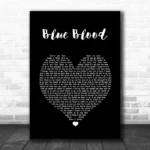 Foals Blue Blood Black Heart Song Lyric Art Print - Ecom Groot