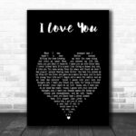 Climax Blues Band I Love You Black Heart Song Lyric Print - Ecom Groot