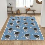 Seamless Pattern Cute Cartoon Astronaut On Area Rugs